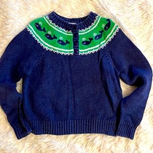 Vintage Hartstrings whale sweater, size 5/6